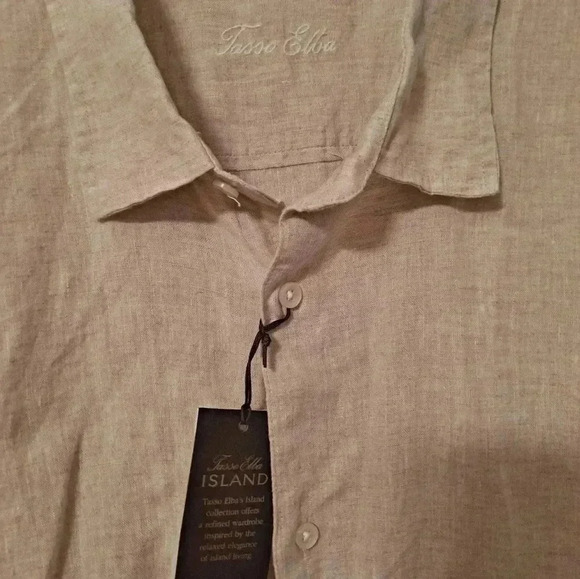Tasso Elba island 100% Linen Size XXL NWT - Picture 3 of 9